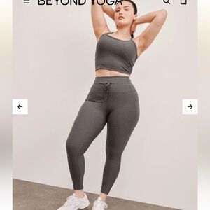 Beyond Yoga tank and legging set